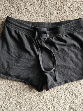 Danskin Now Black Women’s Knit Drawstring Athletic Shorts